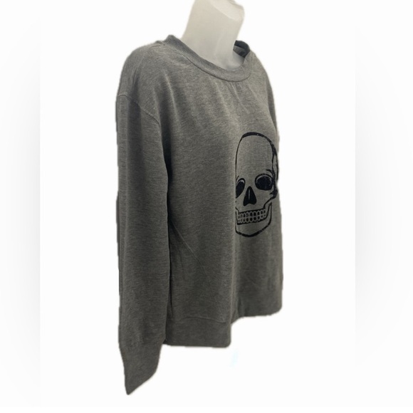 C&C California Halloween Skull Graphic Lightweight Sweatshirt - Picture 2 of 6